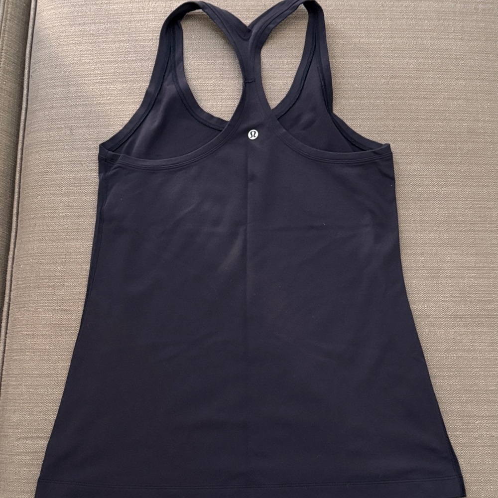 lululemon athletica Black Racerback Tank Top